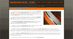 Desktop Screenshot of bandsawbob.com