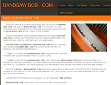 Tablet Screenshot of bandsawbob.com